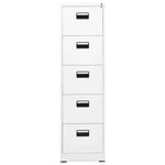 vidaXL Filing Cabinet White 46x62x72.5 cm Steel by vidaXL