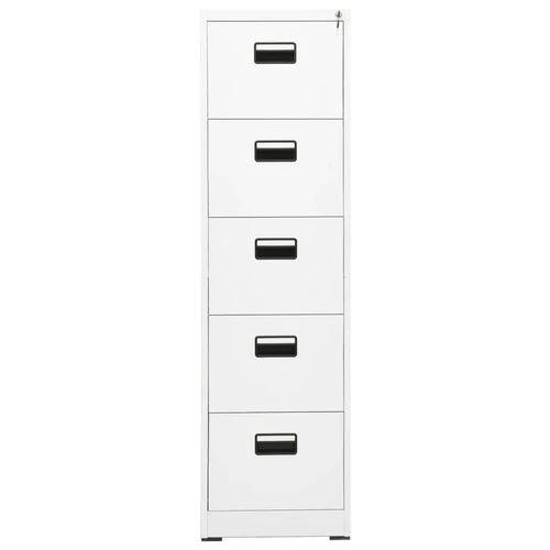 vidaXL Filing Cabinet White 46x62x72.5 cm Steel by vidaXL