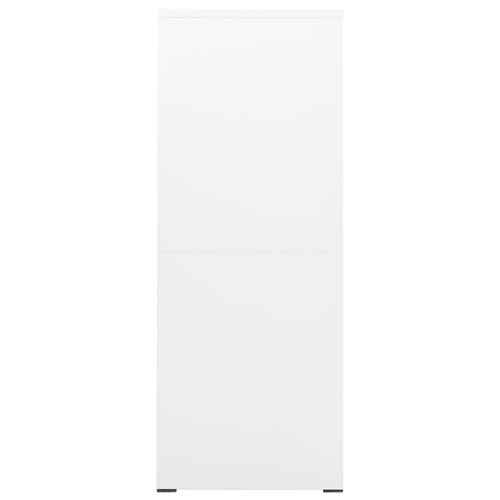 vidaXL Filing Cabinet White 46x62x72.5 cm Steel - Filing Cabinet from vidaXL
