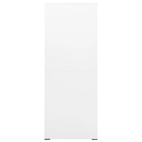 vidaXL Filing Cabinet White 46x62x72.5 cm Steel by vidaXL