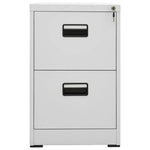 vidaXL vidaXL Filing Cabinet White 46x62x72.5 cm Steel - Uncategorized Filing Cabinet