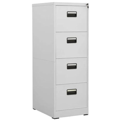 vidaXL Filing Cabinet White 46x62x72.5 cm Steel by vidaXL