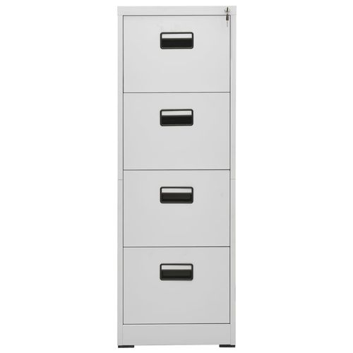 vidaXL Filing Cabinet White 46x62x72.5 cm Steel - Filing Cabinet from vidaXL