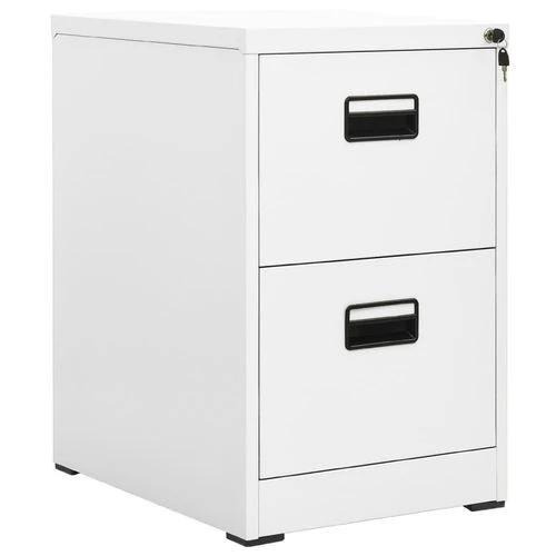 vidaXL vidaXL Filing Cabinet White 46x62x72.5 cm Steel - Uncategorized Filing Cabinet