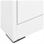 vidaXL vidaXL Filing Cabinet White 46x62x72.5 cm Steel - Uncategorized Filing Cabinet