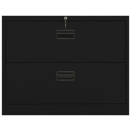 vidaXL Filing Cabinet White 90x46x72.5 cm Steel - Filing Cabinet from vidaXL