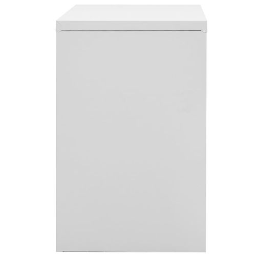 vidaXL Filing Cabinet White 90x46x72.5 cm Steel - Filing Cabinet from vidaXL