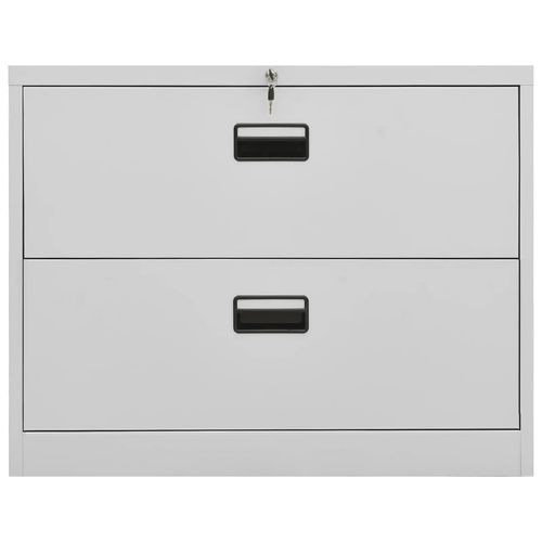vidaXL Filing Cabinet White 90x46x72.5 cm Steel - Filing Cabinet from vidaXL