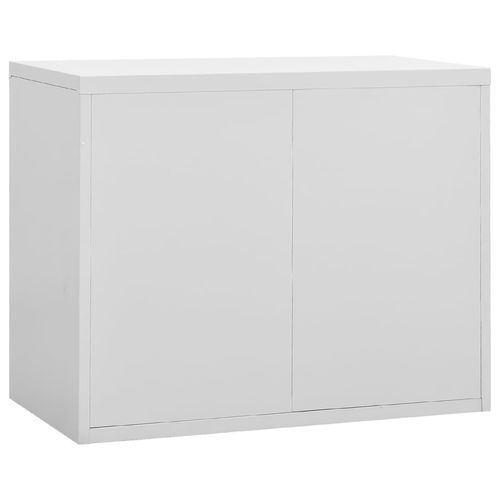 vidaXL Filing Cabinet White 90x46x72.5 cm Steel - Filing Cabinet from vidaXL