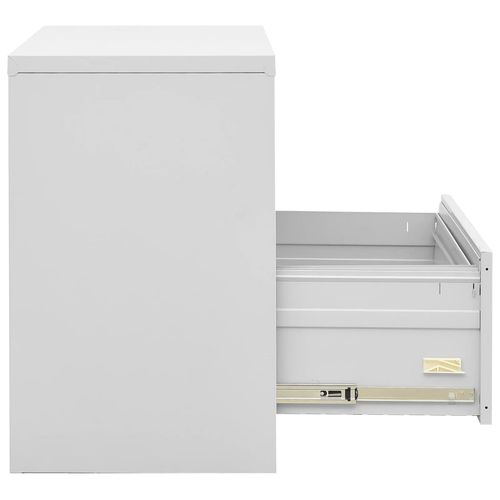 vidaXL Filing Cabinet White 90x46x72.5 cm Steel - Filing Cabinet from vidaXL