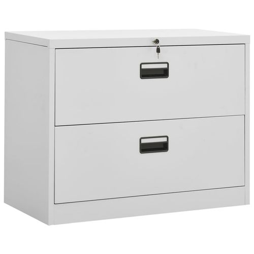 vidaXL Filing Cabinet White 90x46x72.5 cm Steel - Filing Cabinet from vidaXL