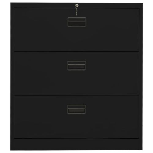 vidaXL Filing Cabinet White 90x46x72.5 cm Steel - Filing Cabinet from vidaXL