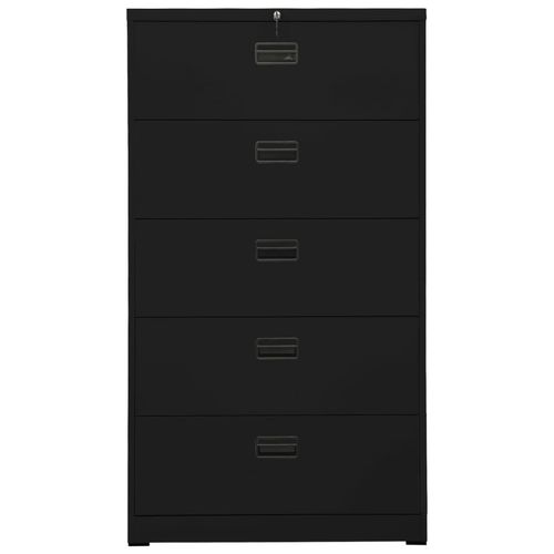 vidaXL Filing Cabinet White 90x46x72.5 cm Steel - Filing Cabinet from vidaXL