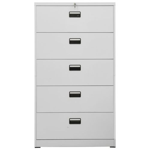 vidaXL Filing Cabinet White 90x46x72.5 cm Steel - Filing Cabinet from vidaXL