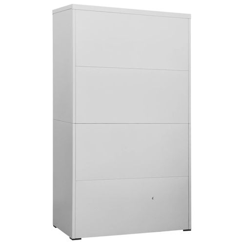 vidaXL Filing Cabinet White 90x46x72.5 cm Steel - Filing Cabinet from vidaXL