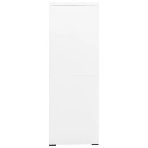 vidaXL Filing Cabinet White 90x46x72.5 cm Steel - Filing Cabinet from vidaXL