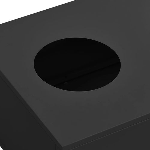 vidaXL Office Cabinet with Sliding Door White 90x40x90 cm Steel - Filing Cabinet from vidaXL