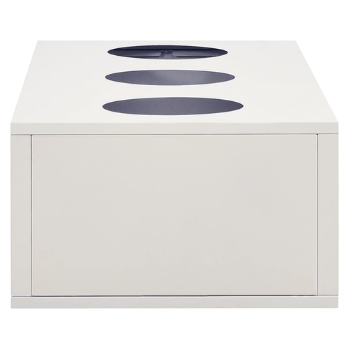 vidaXL Office Cabinet with Sliding Door White 90x40x90 cm Steel - Filing Cabinet from vidaXL