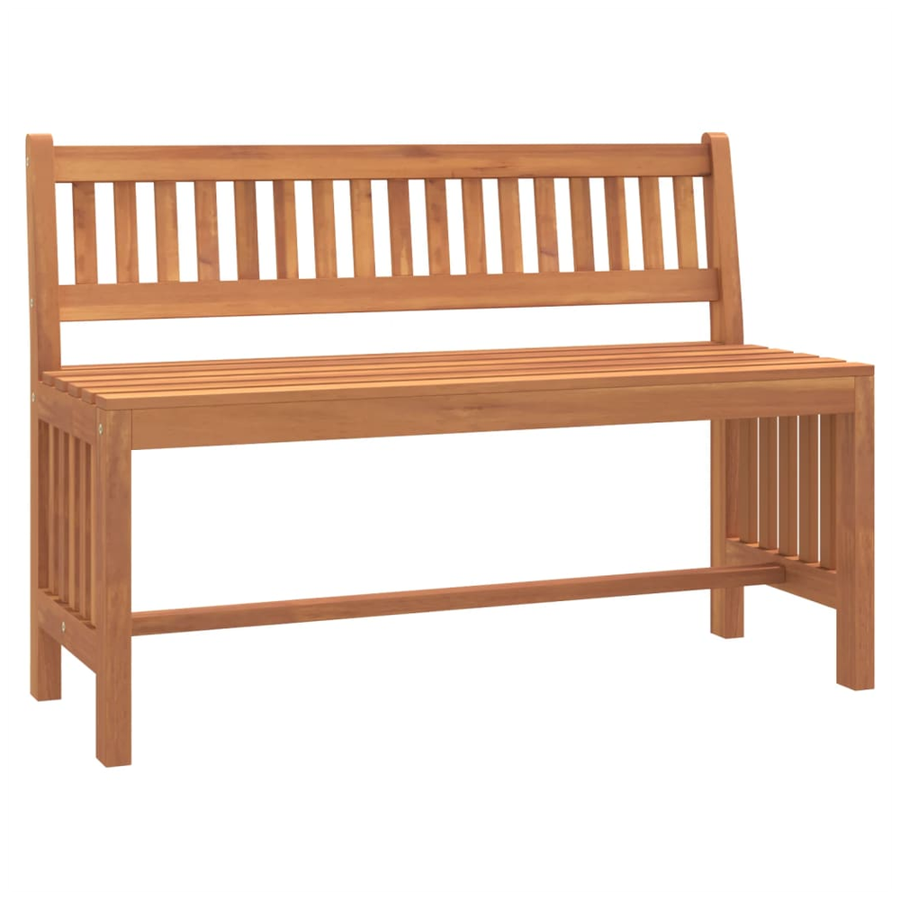 Garden Bench 110 cm vidaXL Solid Wood Eucalyptus - Garden Chairs from vidaXL