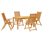 3 Piece vidaXL Garden Dining Set Solid Wood Acacia - Garden Set from vidaXL