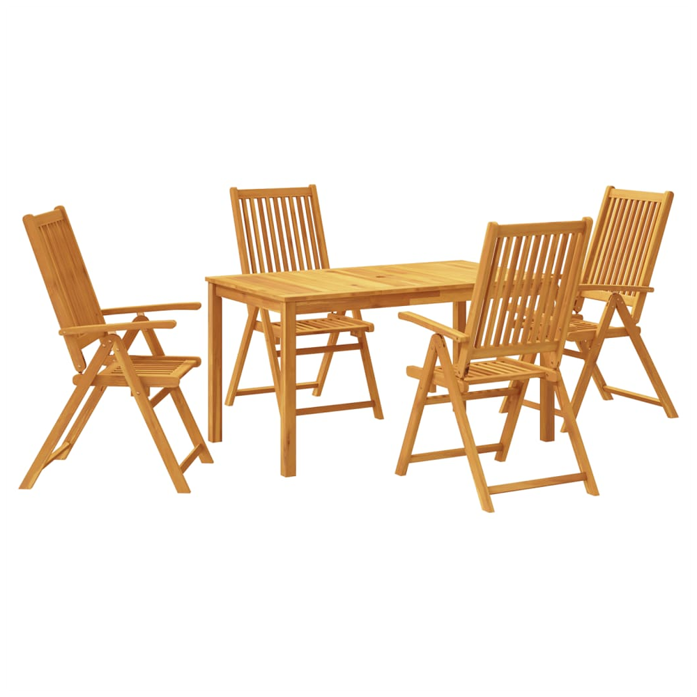 3 Piece vidaXL Garden Dining Set Solid Wood Acacia - Garden Set from vidaXL
