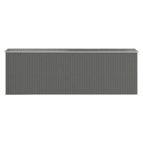 vidaXL Garden Shed Green 192x108x223 cm Galvanised Steel - Garden Shed from vidaXL