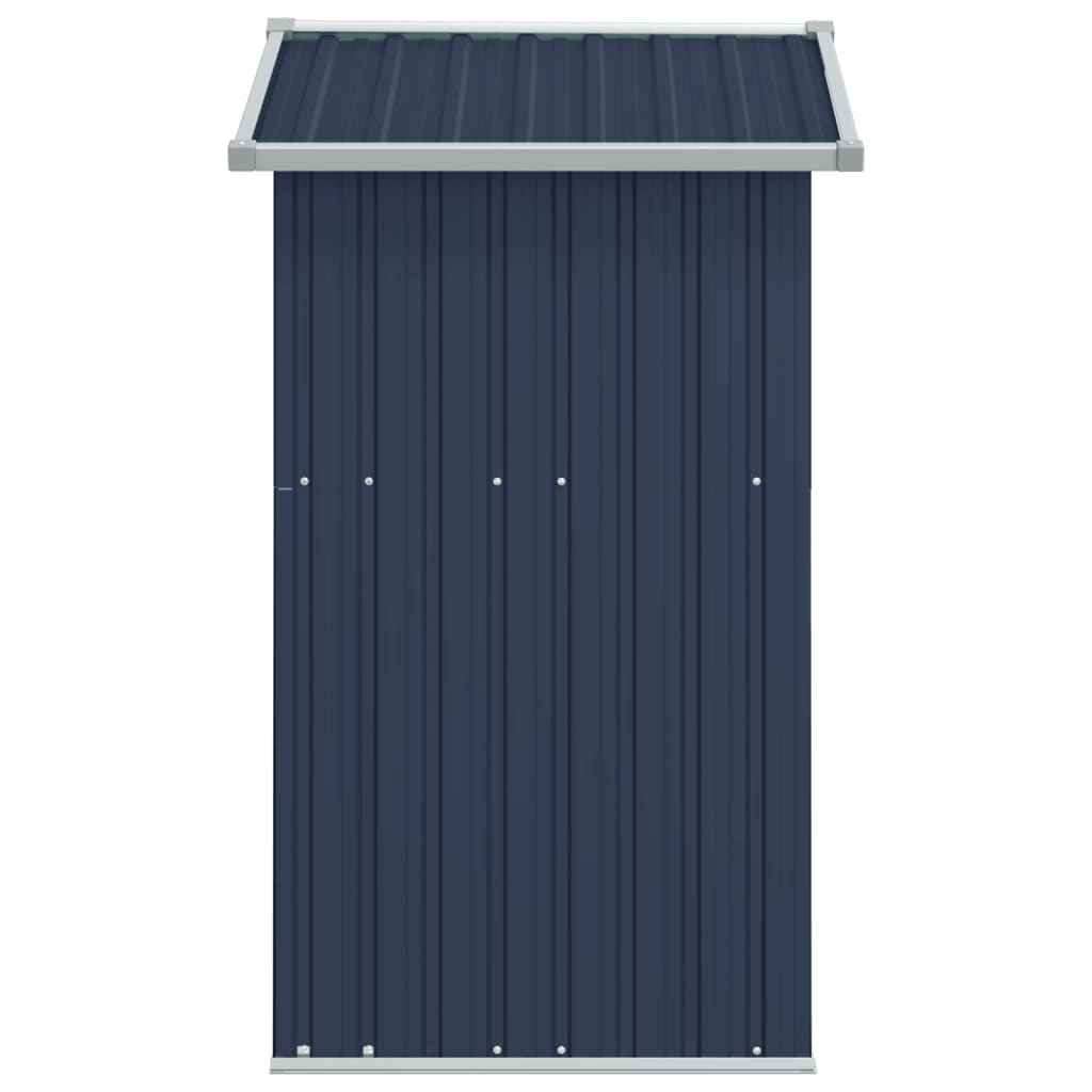 vidaXL Garden Shed Green 126x97.5x177 cm Galvanised Steel - Garden Shed from vidaXL