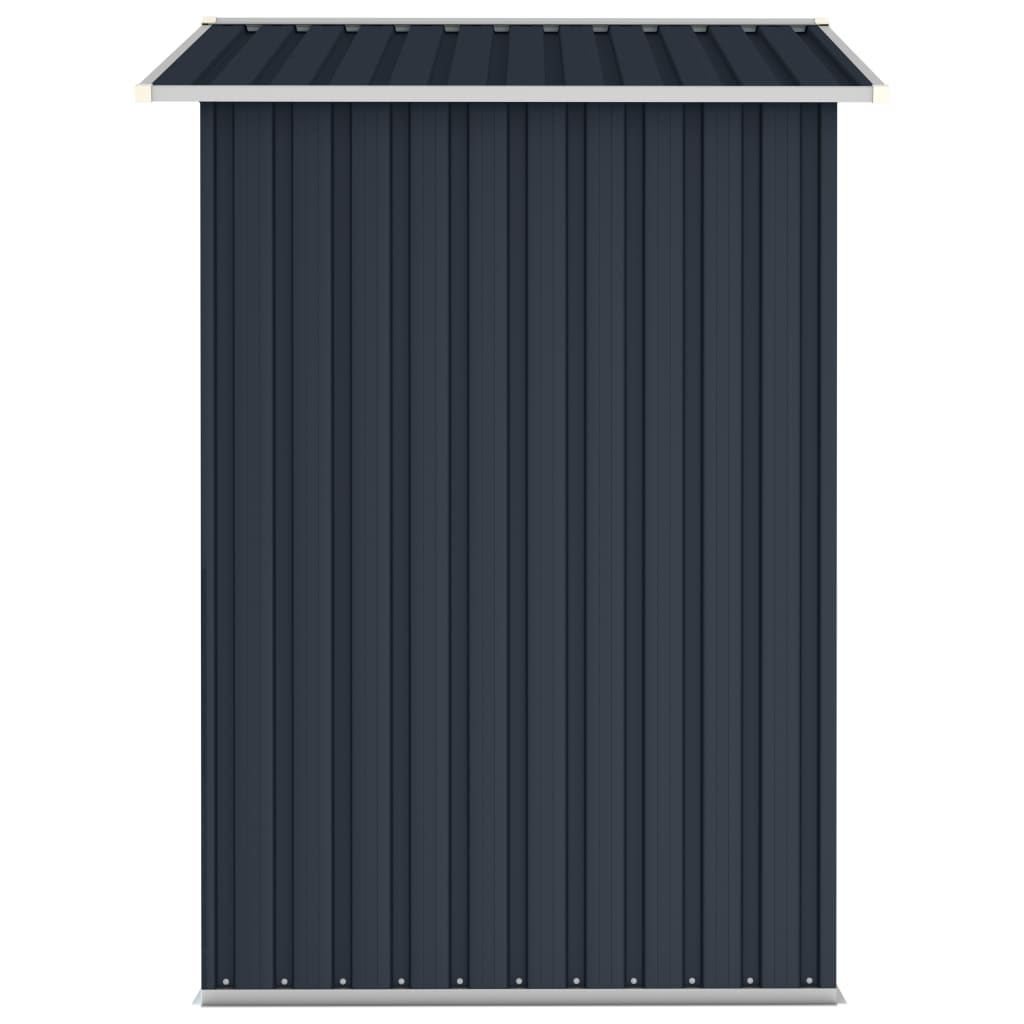 vidaXL Garden Shed Green 205x129x183 cm Galvanised Steel - Garden Shed from vidaXL