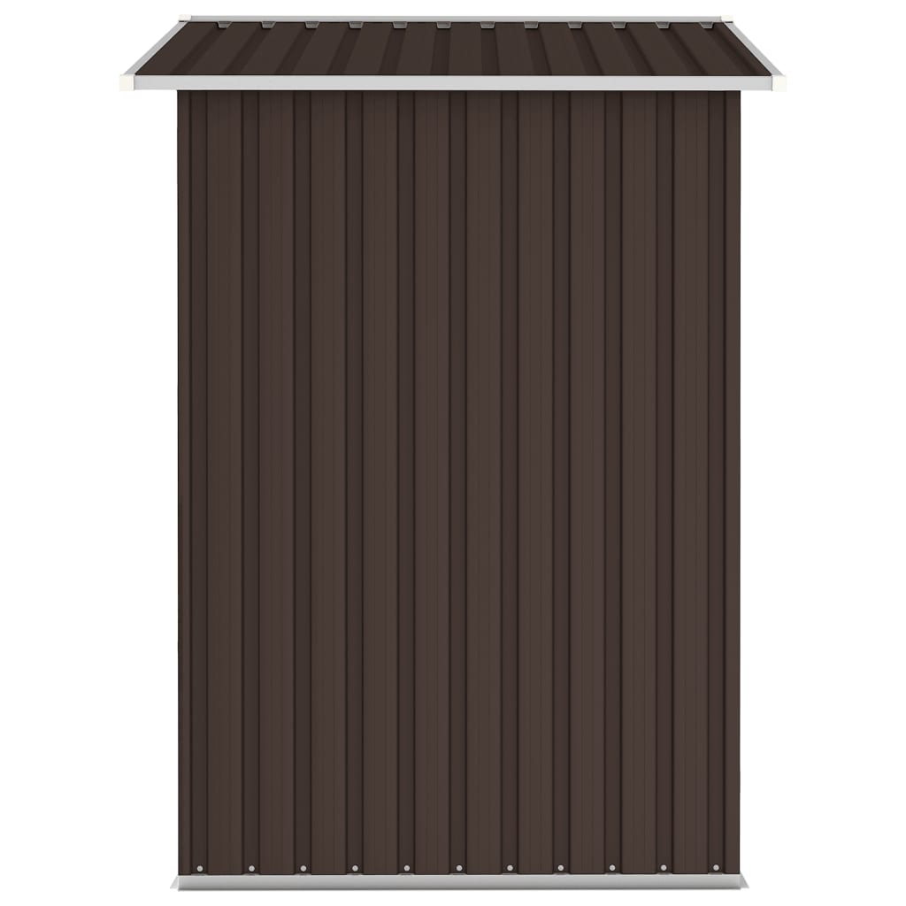 vidaXL Garden Shed Green 205x129x183 cm Galvanised Steel - Garden Shed from vidaXL