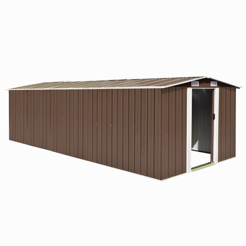 vidaXL Garden Shed 257x298x178 cm Metal Green - Garden Shed from vidaXL