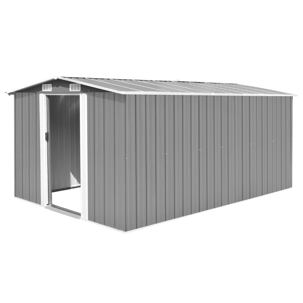 vidaXL Garden Shed 257x298x178 cm Metal Green - Garden Shed from vidaXL