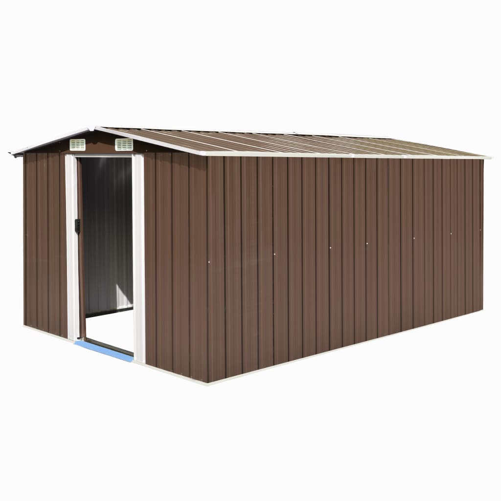vidaXL Garden Shed 257x298x178 cm Metal Green - Garden Shed from vidaXL