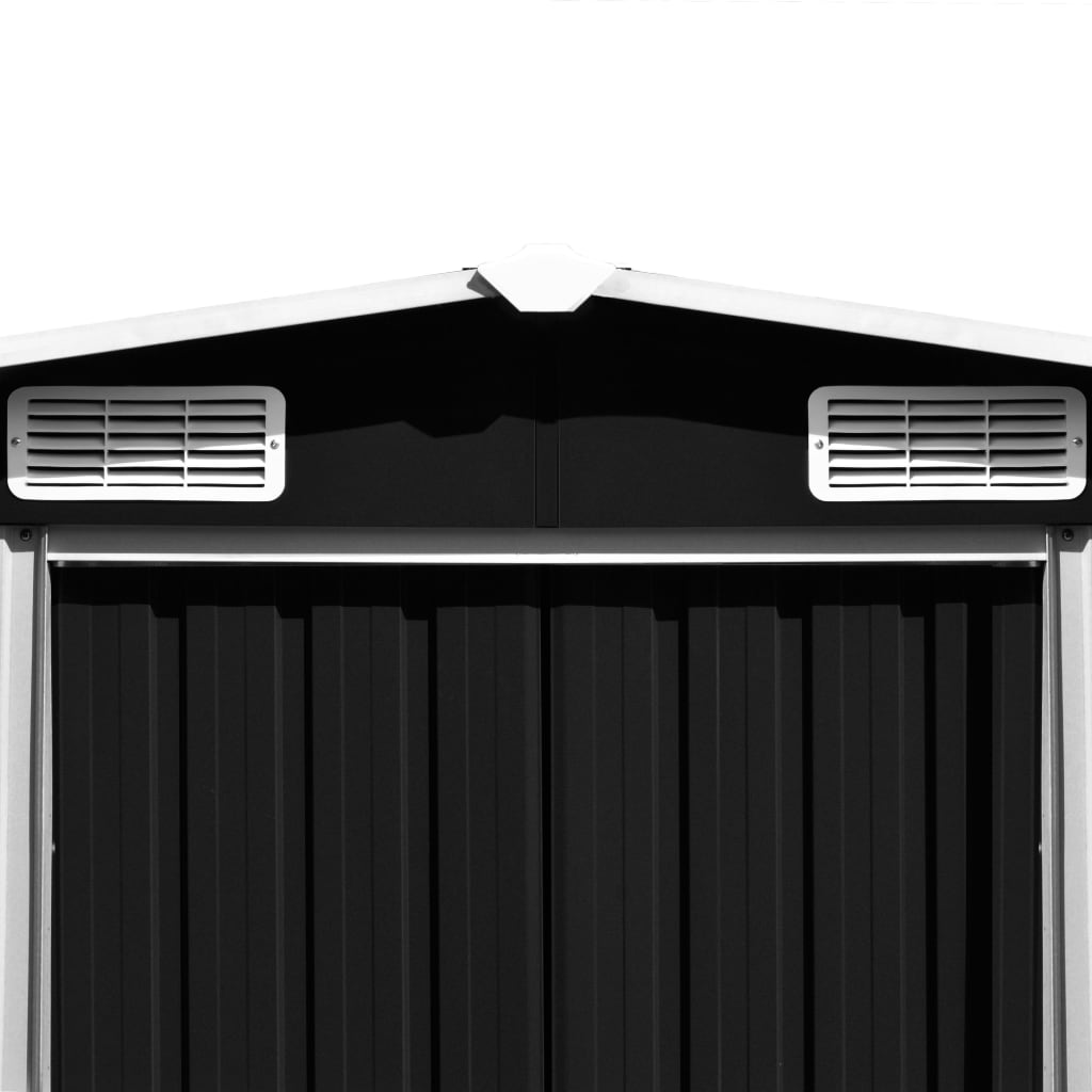 vidaXL Garden Shed 257x298x178 cm Metal Green - Garden Shed from vidaXL