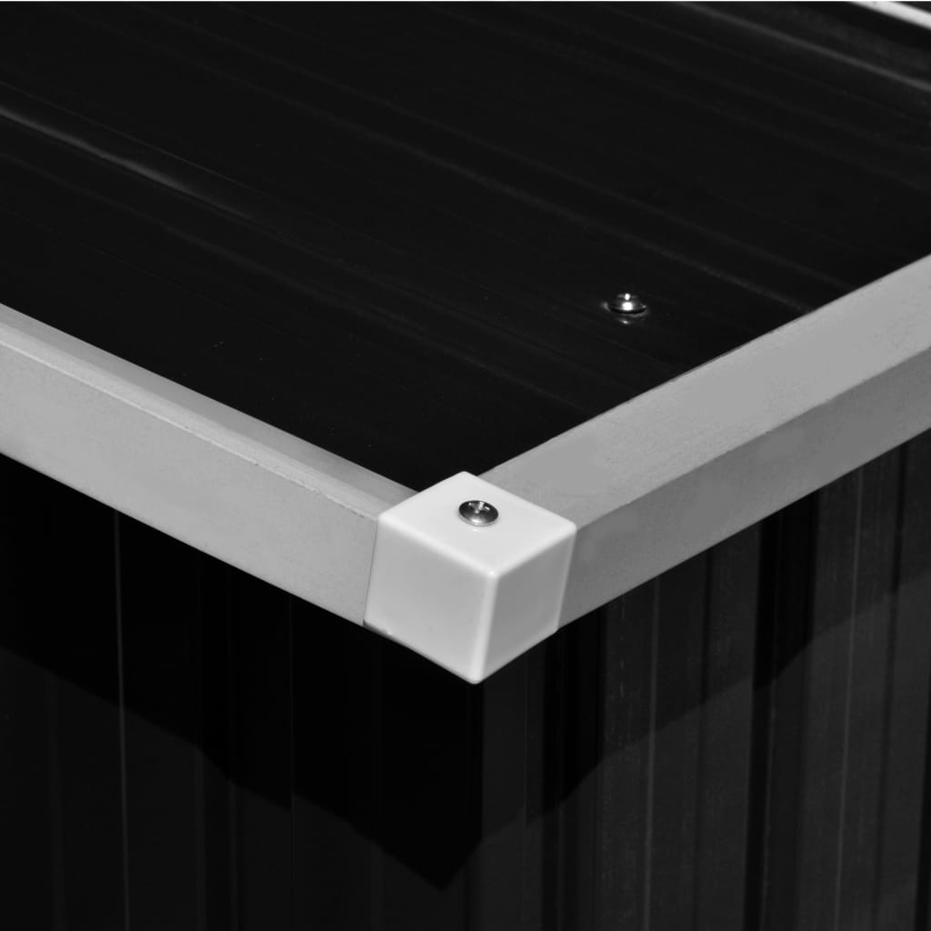 vidaXL Garden Shed 257x298x178 cm Metal Green - Garden Shed from vidaXL