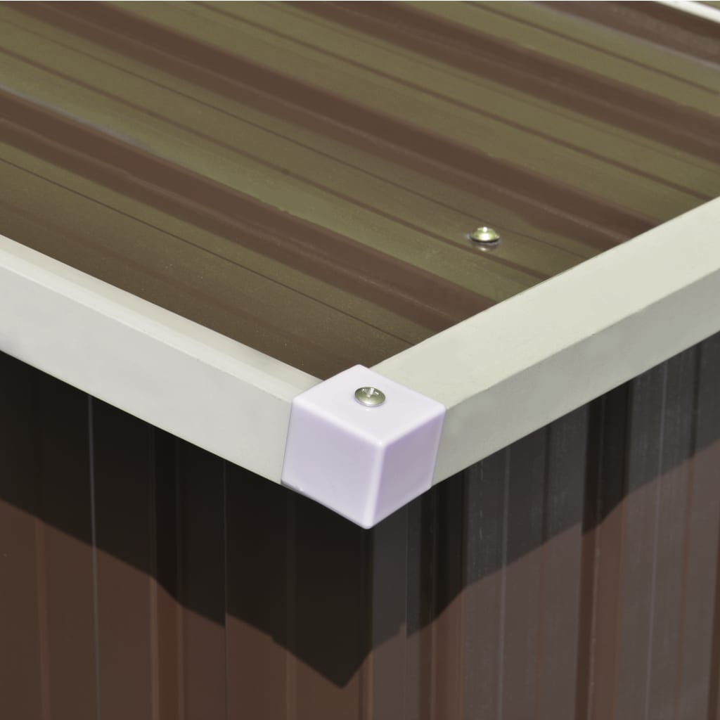 vidaXL Garden Shed 257x298x178 cm Metal Green - Garden Shed from vidaXL