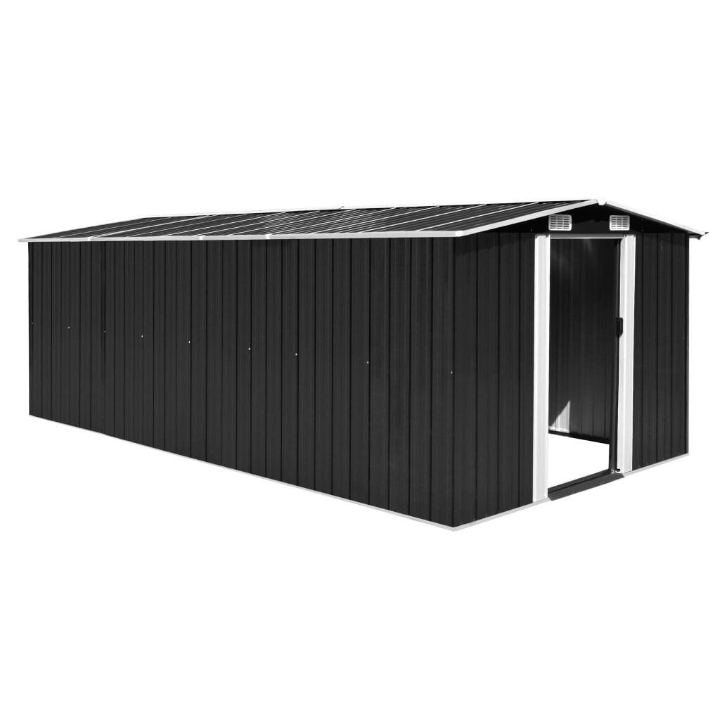 vidaXL Garden Shed 257x298x178 cm Metal Green - Garden Shed from vidaXL