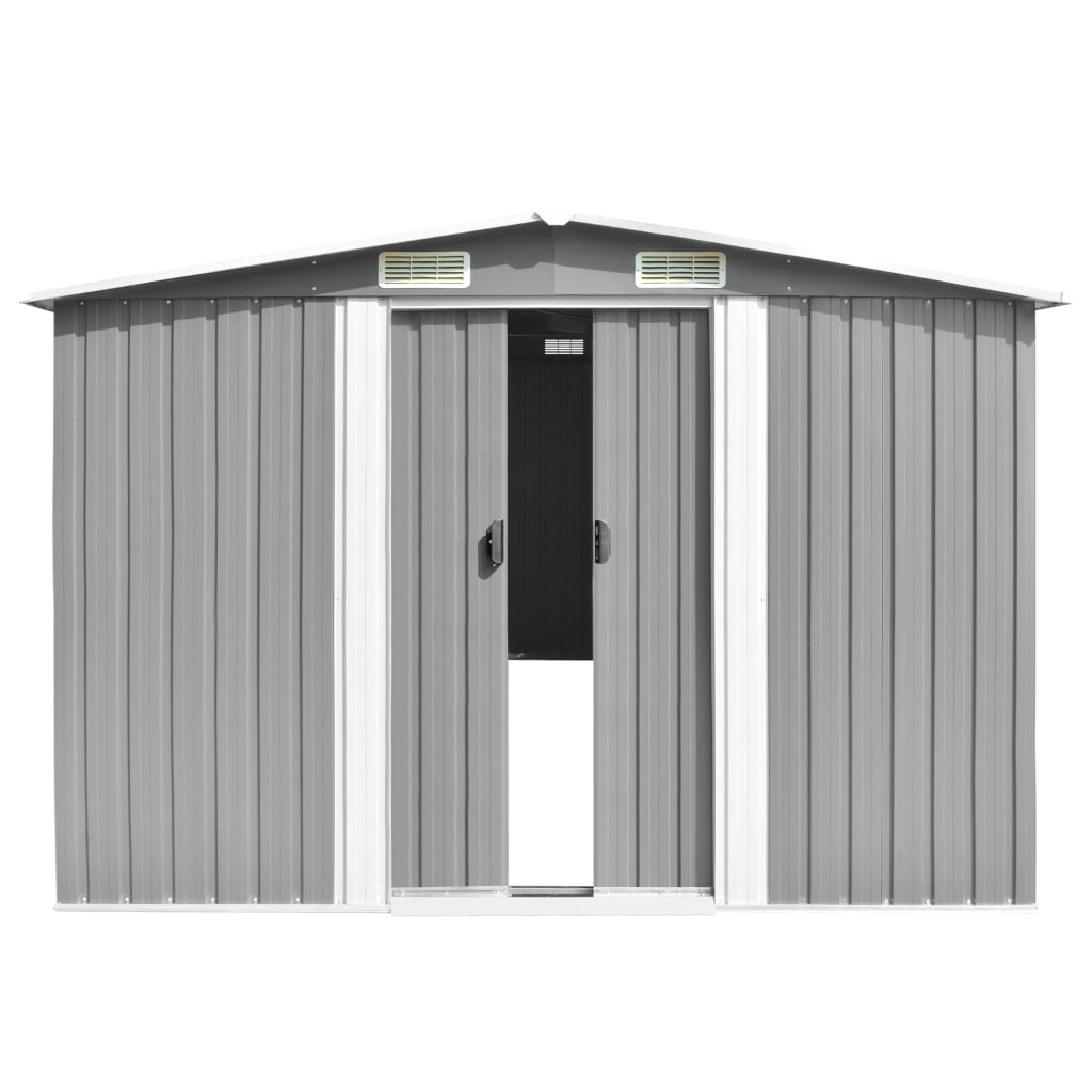 vidaXL Garden Shed 257x298x178 cm Metal Green - Garden Shed from vidaXL