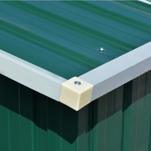 vidaXL Garden Shed 257x298x178 cm Metal Green - Garden Shed from vidaXL