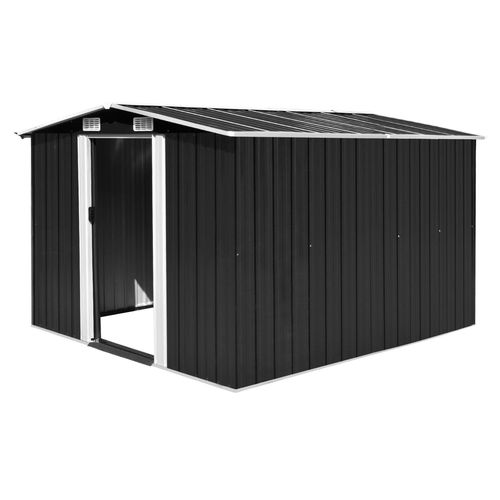 vidaXL Garden Shed 257x298x178 cm Metal Green - Garden Shed from vidaXL