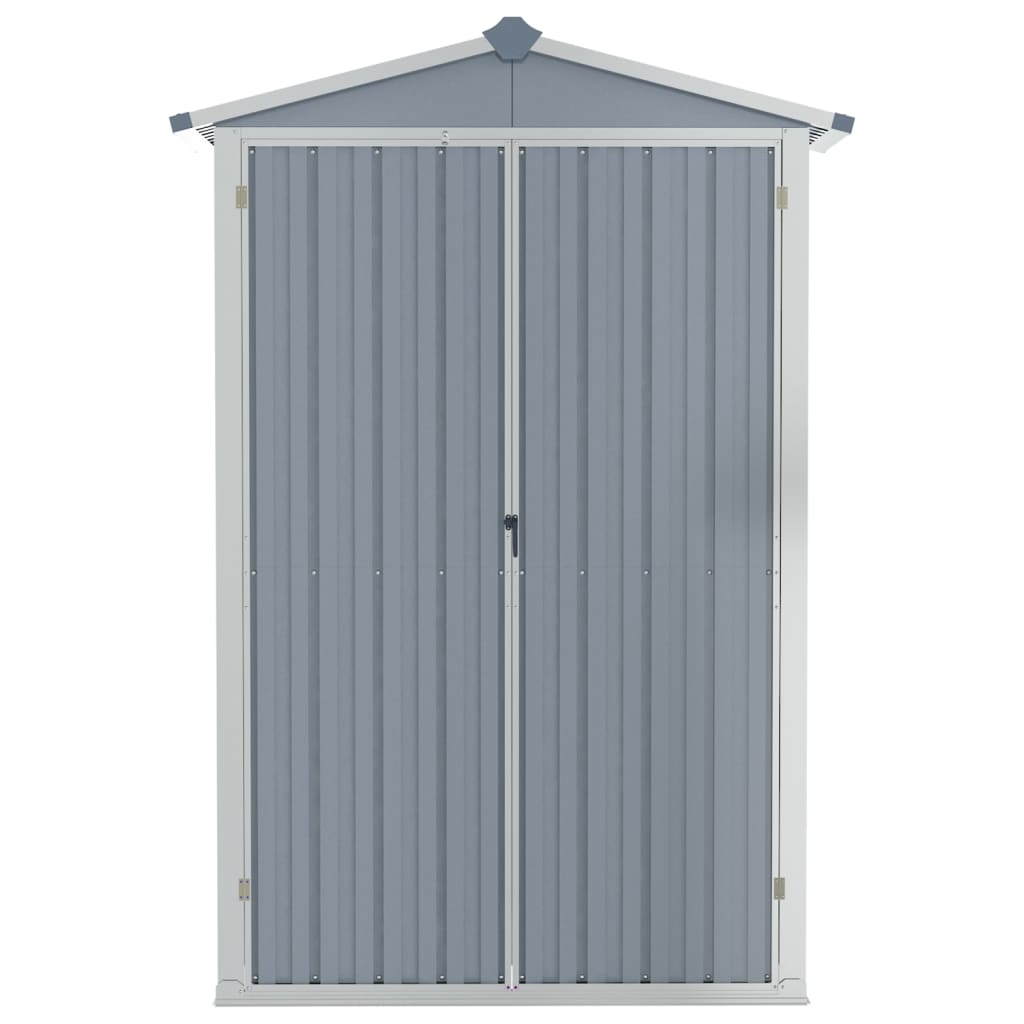 vidaXL Garden Shed Green 116x45x175 cm Galvanised Steel - Garden Shed from vidaXL