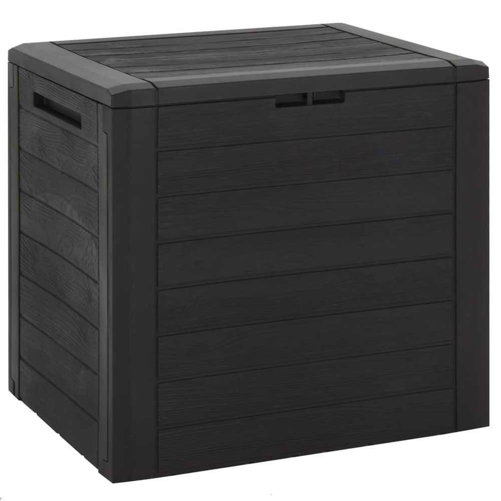 Garden Storage Box Brown vidaXL 58.5x46x55 cm Polypropylene - Garden Storage from vidaXL