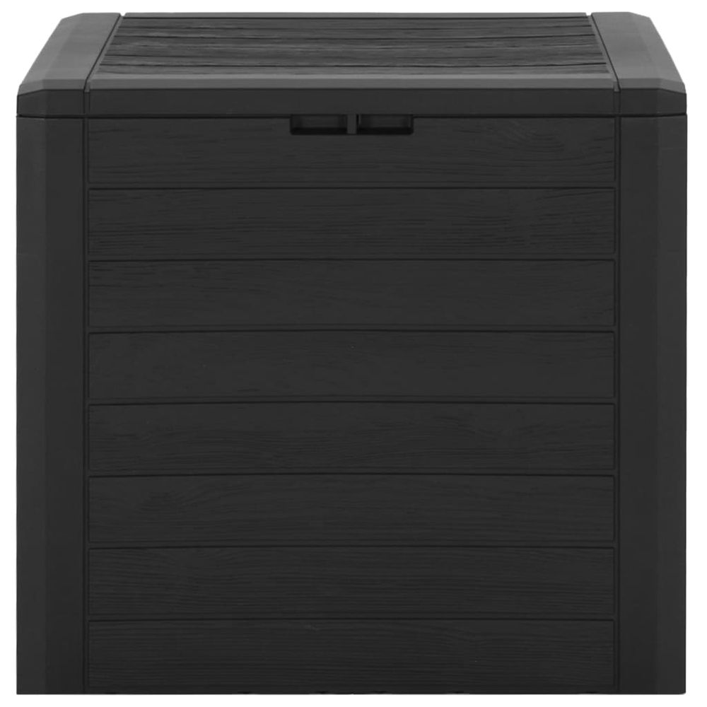Garden Storage Box Brown vidaXL 58.5x46x55 cm Polypropylene - Garden Storage from vidaXL