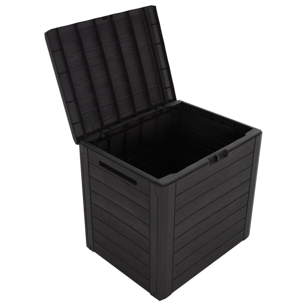 Garden Storage Box Brown vidaXL 58.5x46x55 cm Polypropylene - Garden Storage from vidaXL