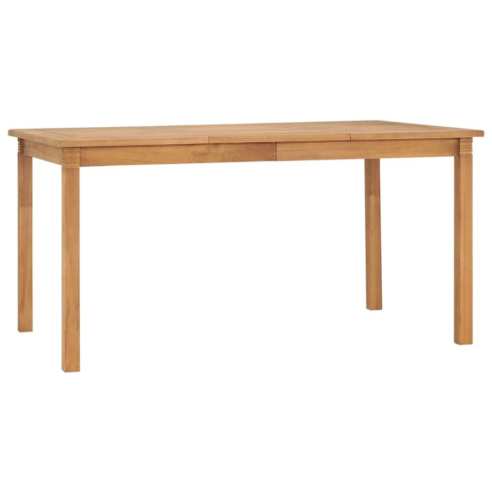 Garden Dining Table vidaXL 85x85x75 cm Solid Teak Wood - Garden Table from vidaXL