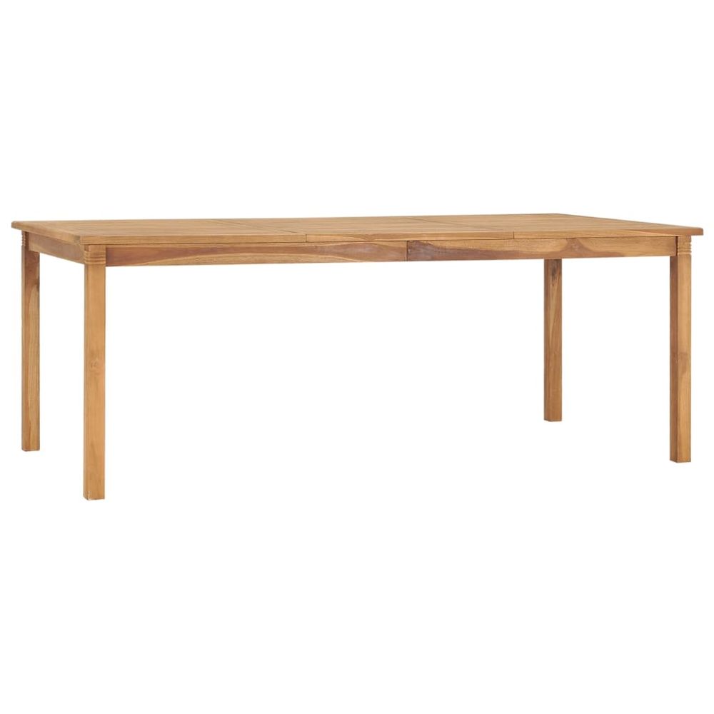 Garden Dining Table vidaXL 85x85x75 cm Solid Teak Wood - Garden Table from vidaXL