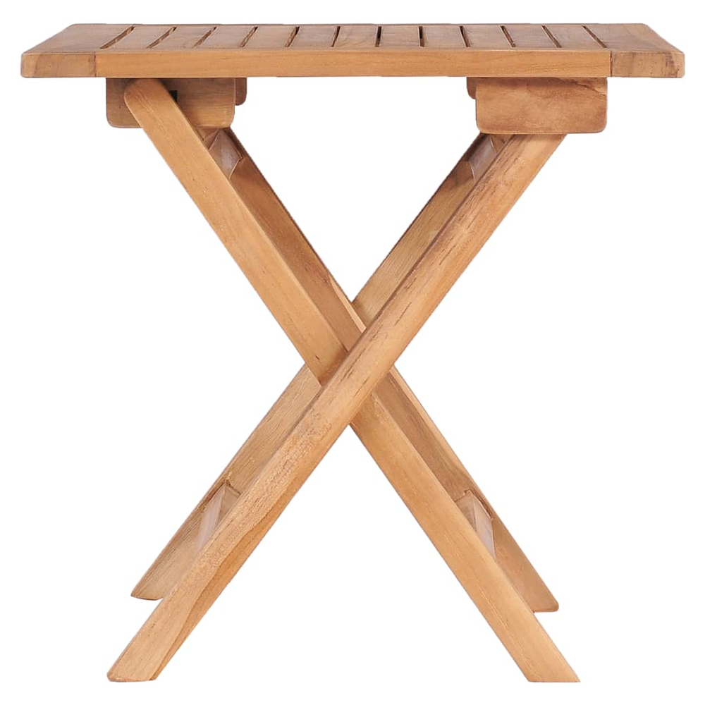 Folding Garden Table vidaXL 45x45x45 cm Solid Teak Wood - Garden Table from vidaXL