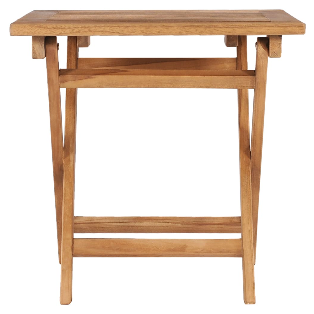 Folding Garden Table vidaXL 45x45x45 cm Solid Teak Wood - Garden Table from vidaXL