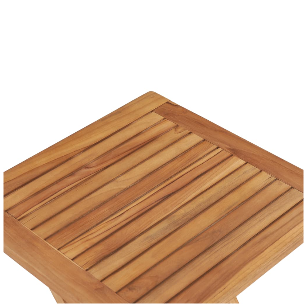 Folding Garden Table vidaXL 45x45x45 cm Solid Teak Wood - Garden Table from vidaXL