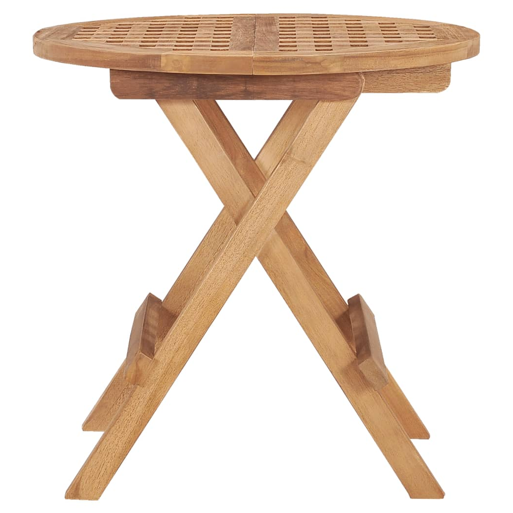Folding Garden Table vidaXL 50x50x50 cm Solid Teak Wood - Garden Table from vidaXL
