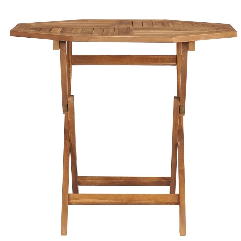 Folding Garden Table vidaXL 85x85x76 cm Solid Teak Wood - Garden Table from vidaXL